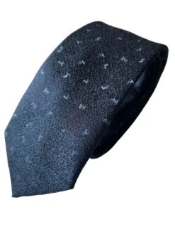 Remus Uomo Tie & Pocket Square Set Navy