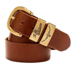 RM Williams Drover Leather Belt Caramel