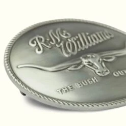 RM Williams Logo Buckle Silver -Casa Moda Store rm williams logo buckle silver northern ireland belfast lisburn 213