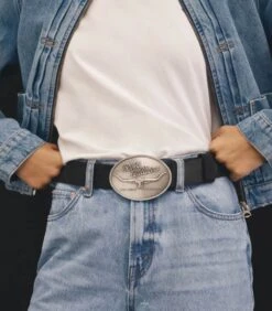 RM Williams Logo Buckle Silver -Casa Moda Store rm williams logo buckle silver northern ireland belfast lisburn 460