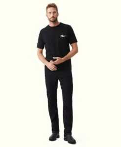 RM Williams Mens Byron T-Shirt Black/White -Casa Moda Store rm williams mens byron t shirt black white northern ireland belfast lisburn 162