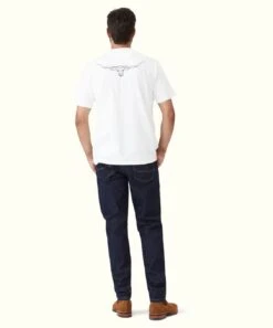 RM Williams Mens Byron T-Shirt White -Casa Moda Store rm williams mens byron t shirt white northern ireland belfast lisburn 787