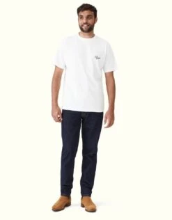 RM Williams Mens Byron T-Shirt White -Casa Moda Store rm williams mens byron t shirt white northern ireland belfast lisburn 962