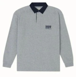 RM Williams Mens Classic RMW Rugby Top Grey/Navy -Casa Moda Store rm williams mens classic rmw rugby top grey navy northern ireland belfast lisburn 256