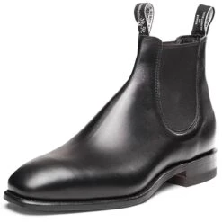 RM Williams Mens Comfort Craftsman Black Yearling