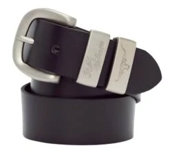 RM Williams Mens Drover Belt Black
