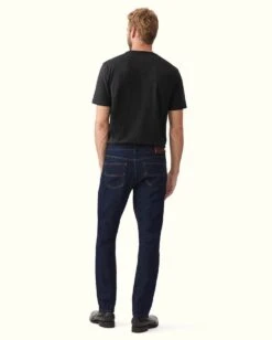 RM Williams Mens Parson T-Shirt Black/Chestnut -Casa Moda Store rm williams mens parson t shirt black chestnut northern ireland belfast lisburn 724