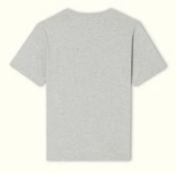 RM Williams Mens Parson T-Shirt Grey Marl/Chestnut -Casa Moda Store rm williams mens parson t shirt grey marl chestnut northern ireland belfast lisburn 187
