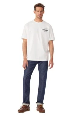 RM Williams Mens Prospect Tee T-Shirt White -Casa Moda Store rm williams mens prospect tee t shirt white northern ireland belfast lisburn 101