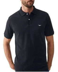 RM Williams Mens Rod Polo Shirt Navy