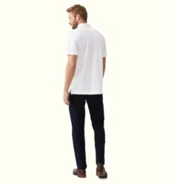 RM Williams Mens Rod Polo Shirt White -Casa Moda Store rm williams mens rod polo shirt white northern ireland belfast lisburn 540