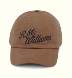 RM Williams Mens Script Baseball Cap Brown/Navy -Casa Moda Store rm williams mens script baseball cap brown navy northern ireland belfast lisburn 116