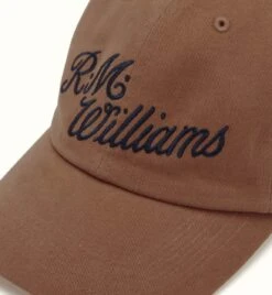 RM Williams Mens Script Baseball Cap Brown/Navy -Casa Moda Store rm williams mens script baseball cap brown navy northern ireland belfast lisburn 164
