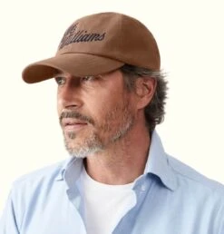 RM Williams Mens Script Baseball Cap Brown/Navy -Casa Moda Store rm williams mens script baseball cap brown navy northern ireland belfast lisburn 531