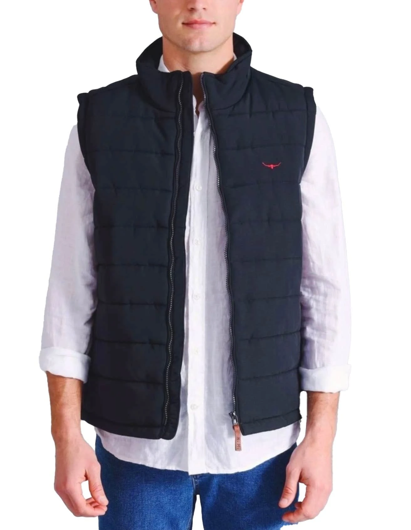 RM Williams Patterson Creek Vest Gilet Navy 3 RM Williams Patterson Creek Vest Gilet Navy