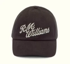 RM Williams Script Baseball Cap Black/Silver -Casa Moda Store rm williams script baseball cap black silver northern ireland belfast lisburn 199