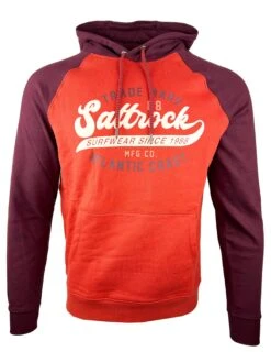 Saltrock Homerun Raglan Hoodie Pop Red -Casa Moda Store saltrock homerun raglan hoodie pop red northern ireland belfast lisburn 248