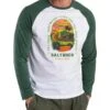 Saltrock Mens Atlantic Adventure Long Sleeve T-Shirt Dark Green