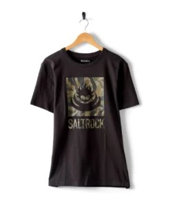 Saltrock Mens Camo Leaf Flame T-Shirt Dark Grey -Casa Moda Store saltrock mens camo leaf flame t shirt dark grey northern ireland belfast lisburn 620