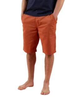 Saltrock Mens Chino Shorts Dark Orange