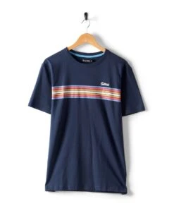 Saltrock Mens Classic Stripe T-Shirt Blue Dress Navy -Casa Moda Store saltrock mens classic stripe t shirt blue dress navy northern ireland belfast lisburn 565
