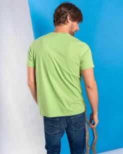 Saltrock Mens Classic Stripe T-Shirt Light Green -Casa Moda Store saltrock mens classic stripe t shirt light green northern ireland belfast lisburn 410
