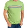 Saltrock Mens Classic Stripe T-Shirt Light Green