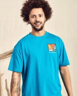 Saltrock Mens Dimensions T-Shirt Blue -Casa Moda Store saltrock mens dimensions t shirt blue northern ireland belfast lisburn 144