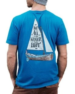 Saltrock Mens Lost Ships T-Shirt Blue