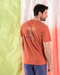 Saltrock Mens Rebalance T-Shirt Dark Orange -Casa Moda Store saltrock mens rebalance t shirt dark orange northern ireland belfast lisburn 173