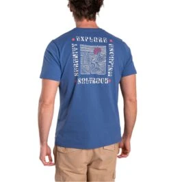 Saltrock Mens Rebalance T-Shirt Mid Blue