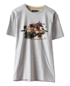 Saltrock Mens Retro Camper T-Shirt Grey -Casa Moda Store saltrock mens retro camper t shirt grey northern ireland belfast lisburn 119
