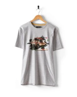 Saltrock Mens Retro Camper T-Shirt Grey -Casa Moda Store saltrock mens retro camper t shirt grey northern ireland belfast lisburn 790