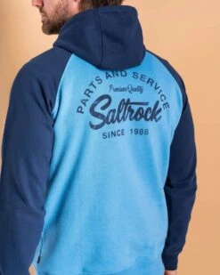 Saltrock Mens Strike Logo Pop Hoodie Light Blue -Casa Moda Store saltrock mens strike logo pop hoodie light blue northern ireland belfast lisburn 478