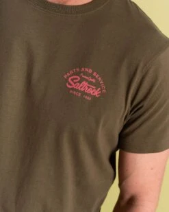 Saltrock Mens Strike Logo T-Shirt Dark Green -Casa Moda Store saltrock mens strike logo t shirt dark green northern ireland belfast lisburn 439