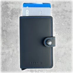 Secrid Mini Wallet Matte Black/Blue