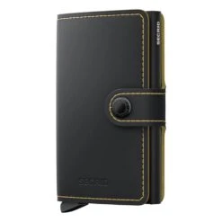 Secrid Mini Wallet Matte Black/Ochre