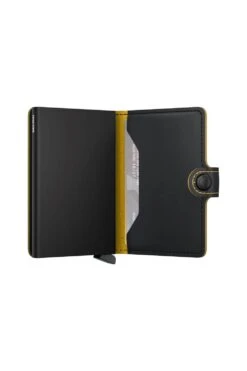 Secrid Mini Wallet Matte Black/Ochre -Casa Moda Store secrid mini wallet matte black ochre northern ireland belfast lisburn 498