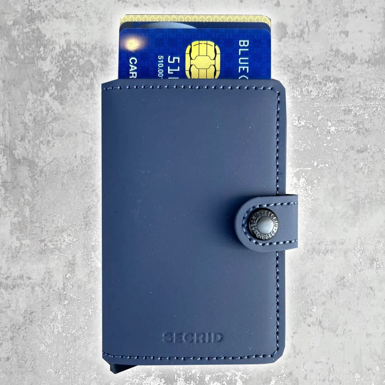 Secrid Mini Wallet Matte Night Blue 3 Secrid Mini Wallet Matte Night Blue