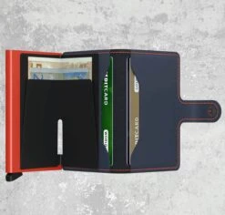 Secrid Mini Wallet Matte Night Blue/Orange -Casa Moda Store secrid mini wallet matte night blue orange northern ireland belfast lisburn 285