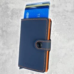 Secrid Mini Wallet Matte Night Blue/Orange