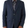 Skopes Mens Tailored Warlow Tweed Blazer Jacket Navy