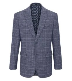 Skopes Mens Winster Blazer Jacket Blue Glen Check -Casa Moda Store skopes mens winster blazer jacket blue glen check northern ireland belfast lisburn 637