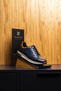 Sloane Mens Max Leather Trainers Navy -Casa Moda Store sloane mens max leather trainers navy northern ireland belfast lisburn 473