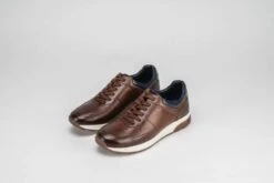 Sloane Mens Max Leather Trainers Tan/Brown -Casa Moda Store sloane mens max leather trainers tan brown northern ireland belfast lisburn 180