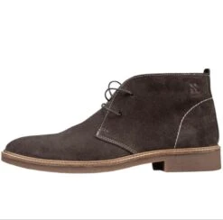 Sloane Mens Shoes Byron Suede Chukka Boots Taupe