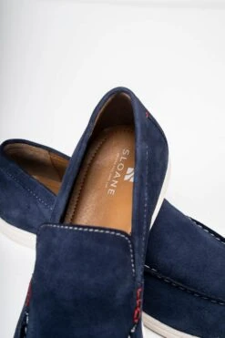 Sloane Mens Shoes Rocca Suede Loafer Navy Blue -Casa Moda Store sloane mens shoes rocca suede loafer navy blue northern ireland belfast lisburn 545