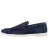 Sloane Mens Shoes Rocca Suede Loafer Navy Blue
