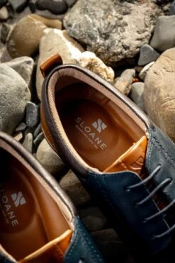 Sloane Shoes Mens Brandon Casual Trainers Navy/Cognac -Casa Moda Store sloane shoes mens brandon casual trainers navy cognac northern ireland belfast lisburn 167