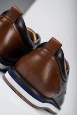 Sloane Shoes Mens Brandon Casual Trainers Navy/Cognac -Casa Moda Store sloane shoes mens brandon casual trainers navy cognac northern ireland belfast lisburn 890